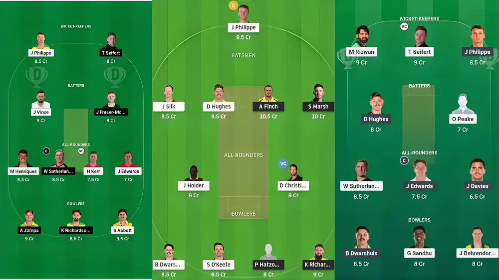 REN vs SIX - Dream11 Fantasy Cricket Tips