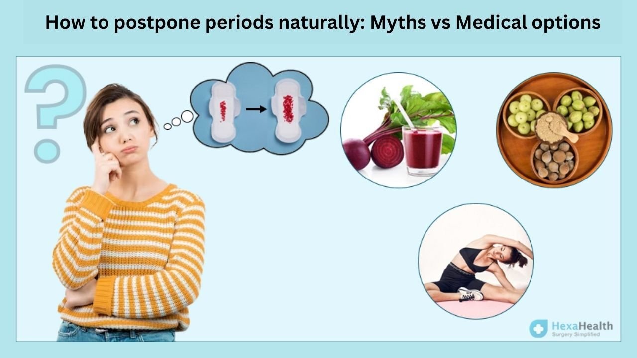 how to postpone periods naturally