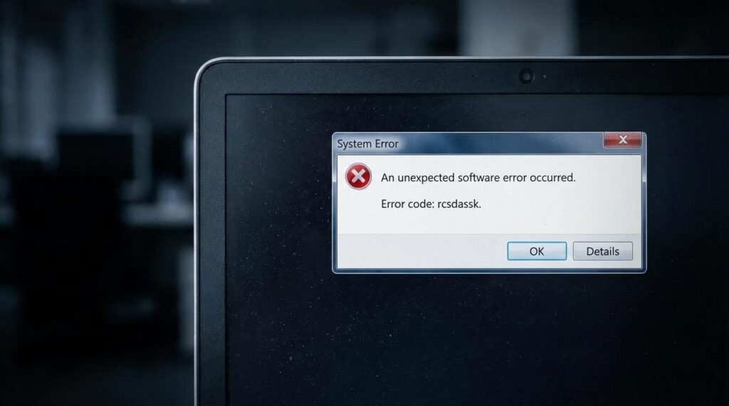 codes error rcsdassk