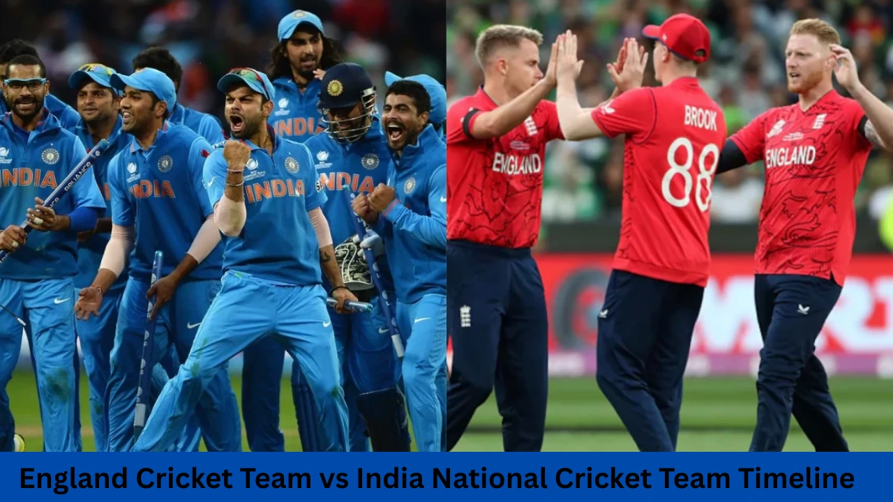 england cricket team vs india national cricket team timeline