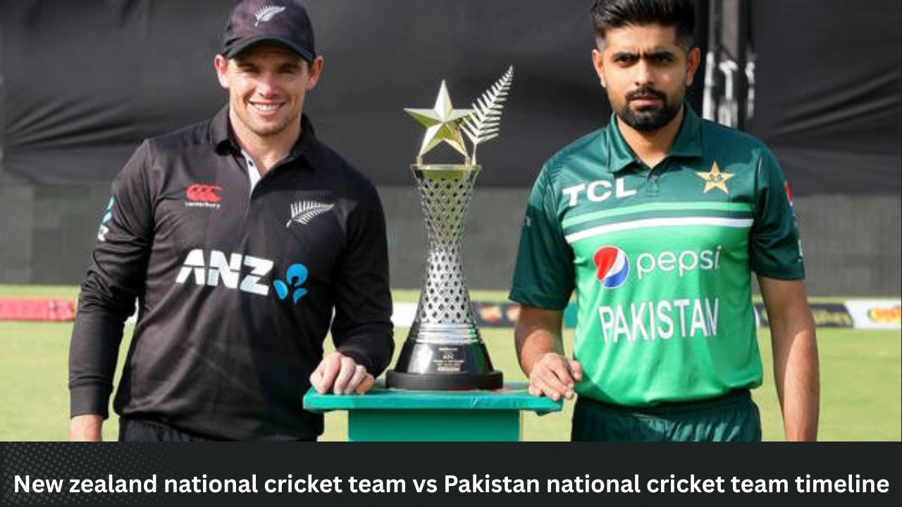 new zealand national cricket team vs pakistan national cricket team timeline