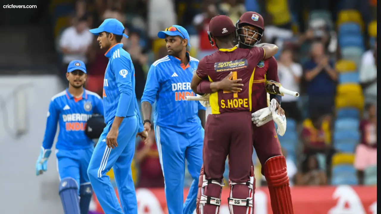 India National Cricket Team vs West Indies Cricket Team Match Scorecard