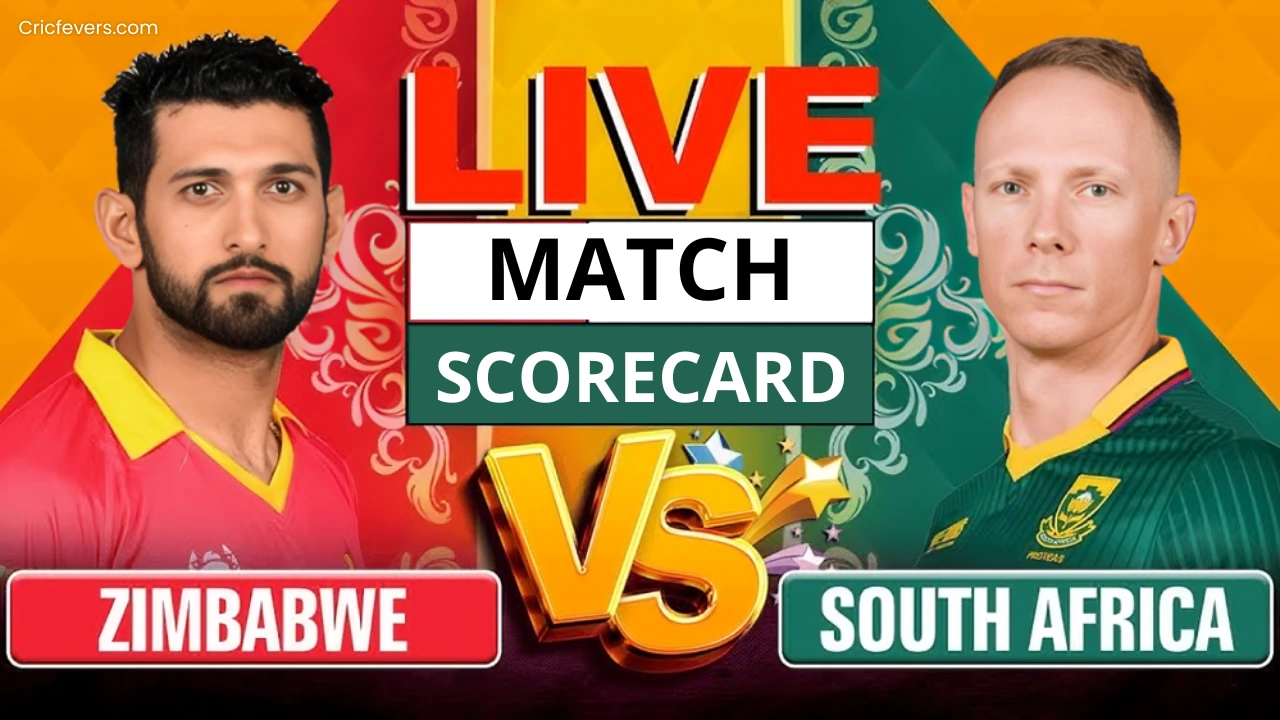 South Africa National Cricket team vs Zimbabwe National Cricket team Match Scorecard