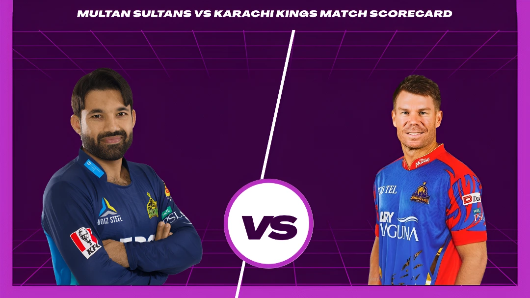 multan sultans vs karachi kings match scorecard
