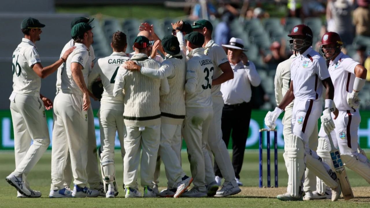 WI vs AUS 3rd Test Stats