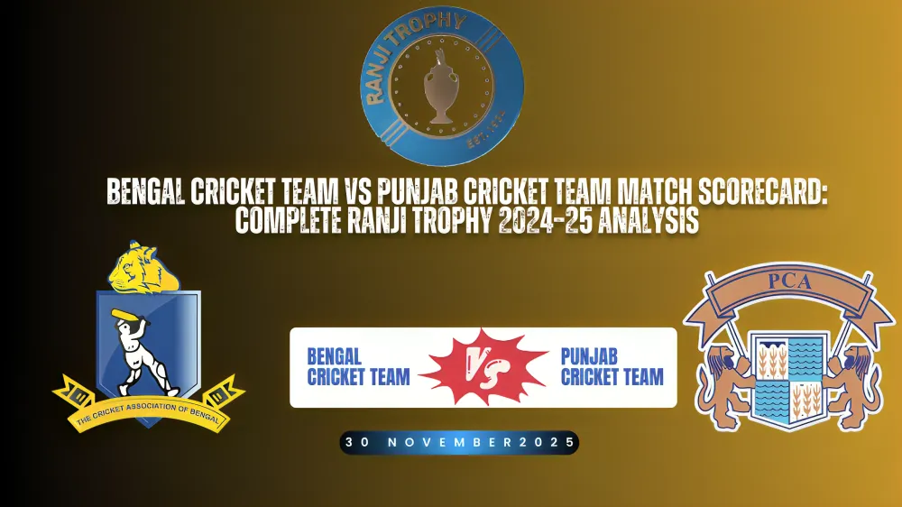 bengal cricket team vs punjab cricket team match scorecard