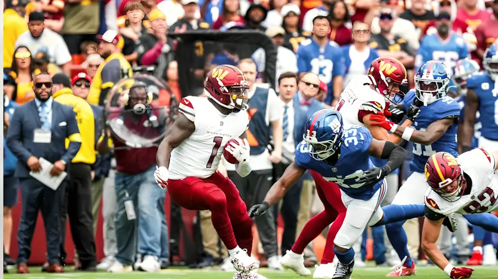 new york giants vs washington commanders match player stats