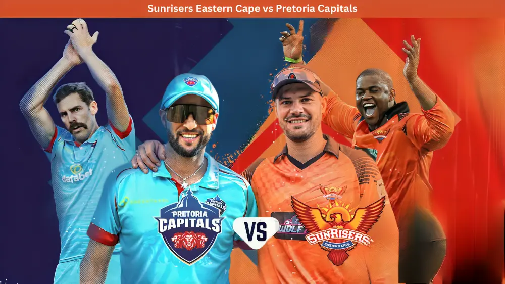sunrisers eastern cape vs pretoria capitals