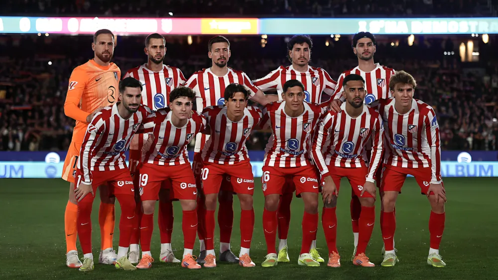 atlético madrid vs real madrid lineups